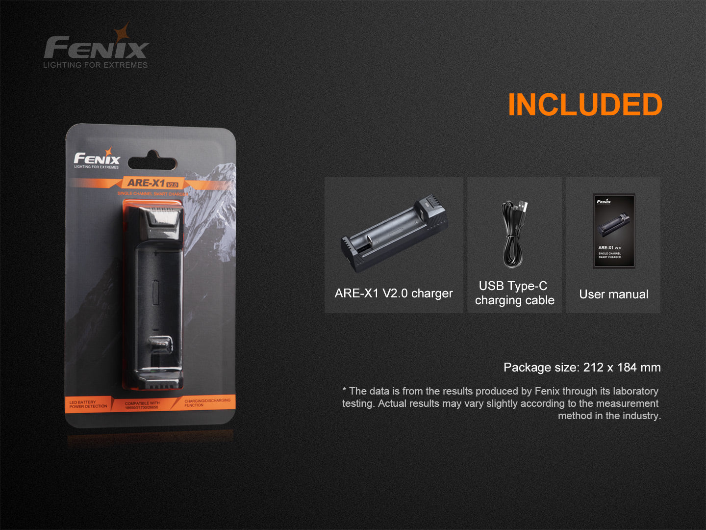 Fenix ARE-X1 V2 Smart Battery Charger