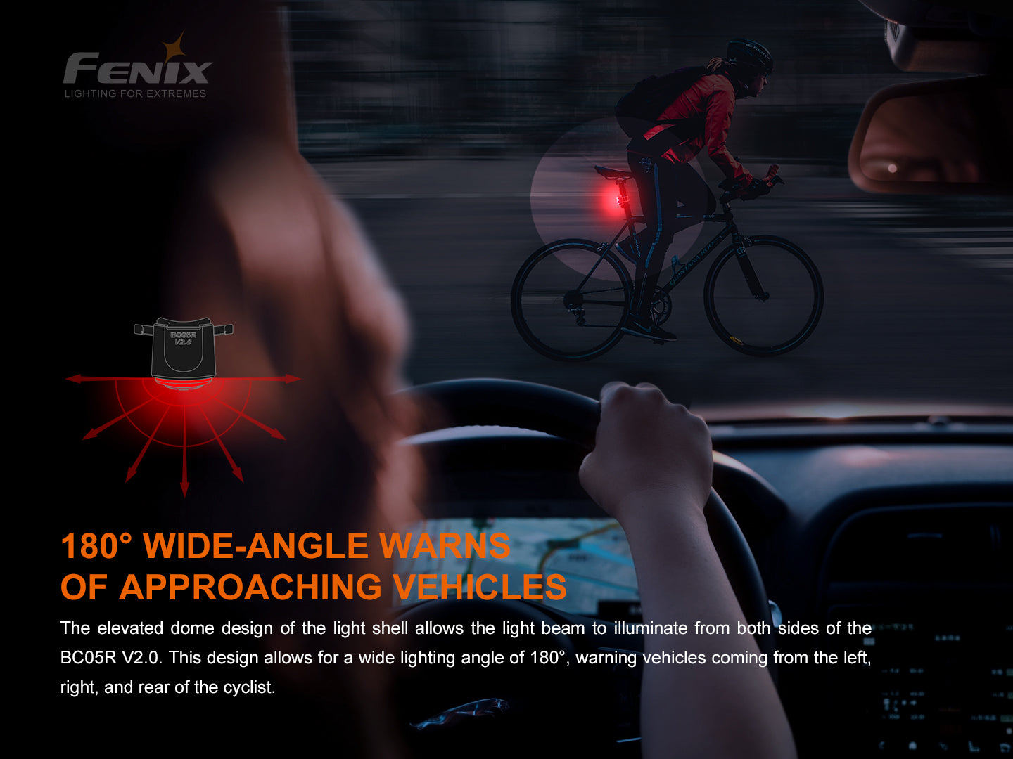 Fenix BC05R V2 Bicycle Rear Light