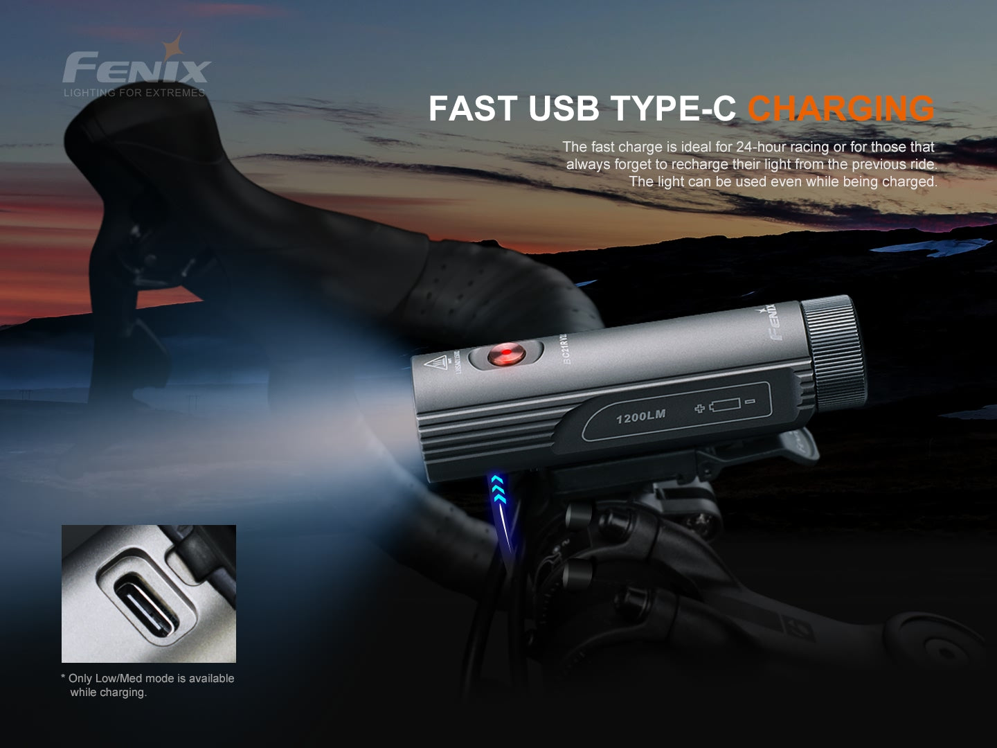Fenix BC21R V3 Bicycle Front Light