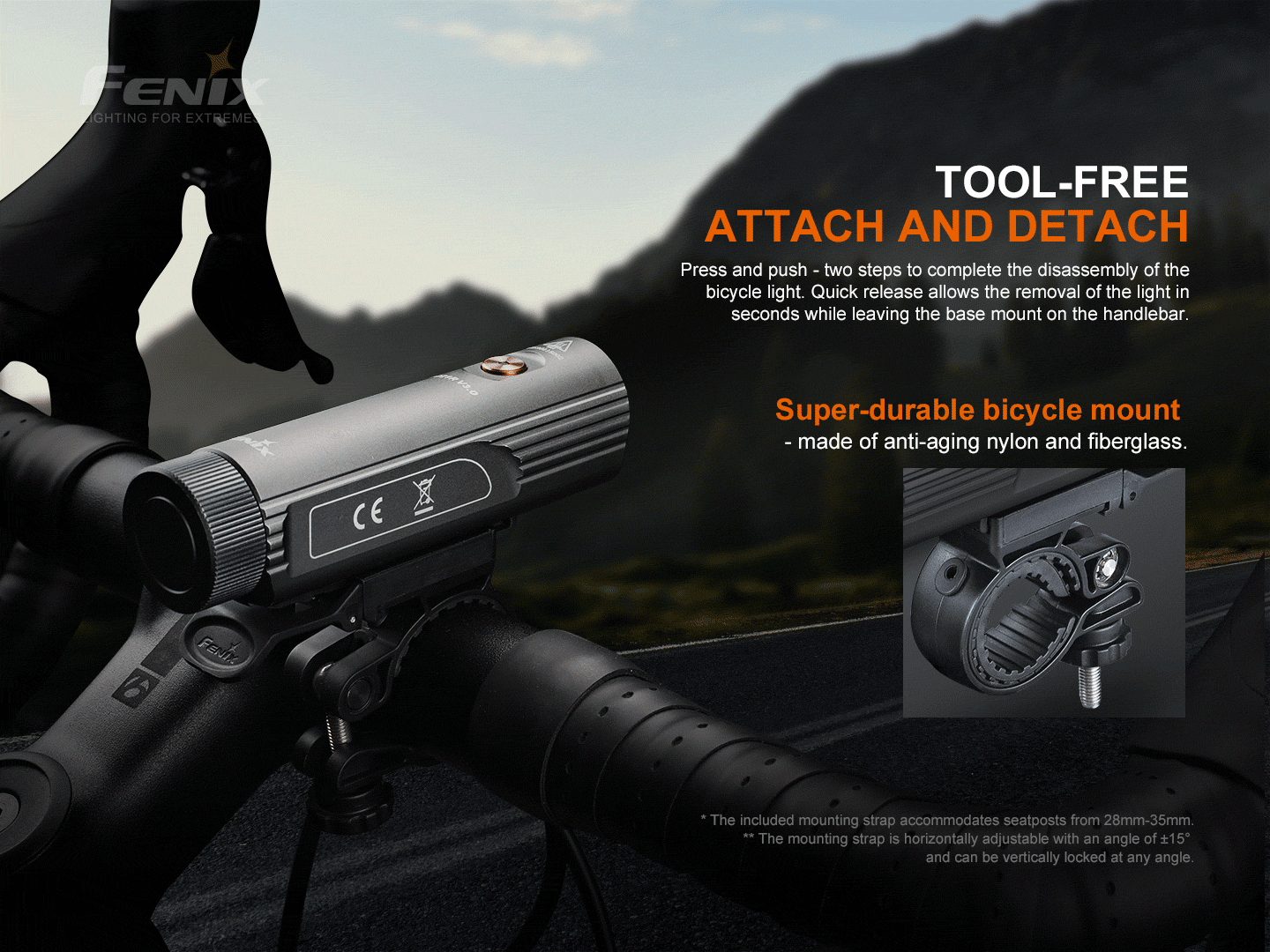 Fenix BC21R V3 Bicycle Front Light