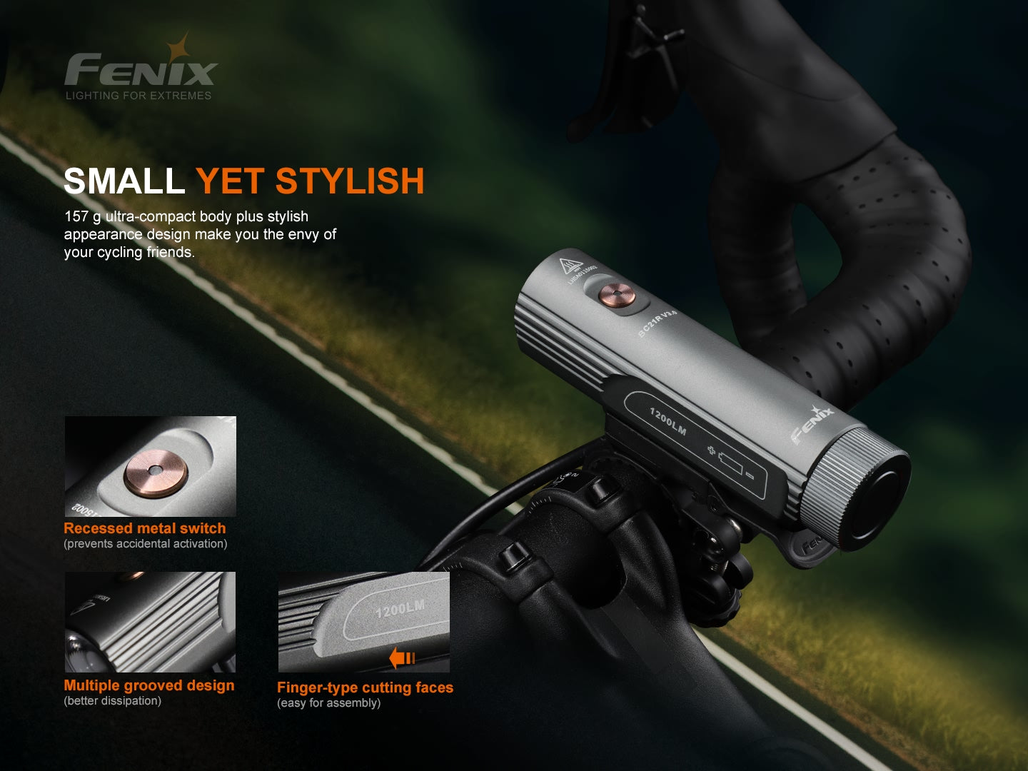 Fenix BC21R V3 Bicycle Front Light