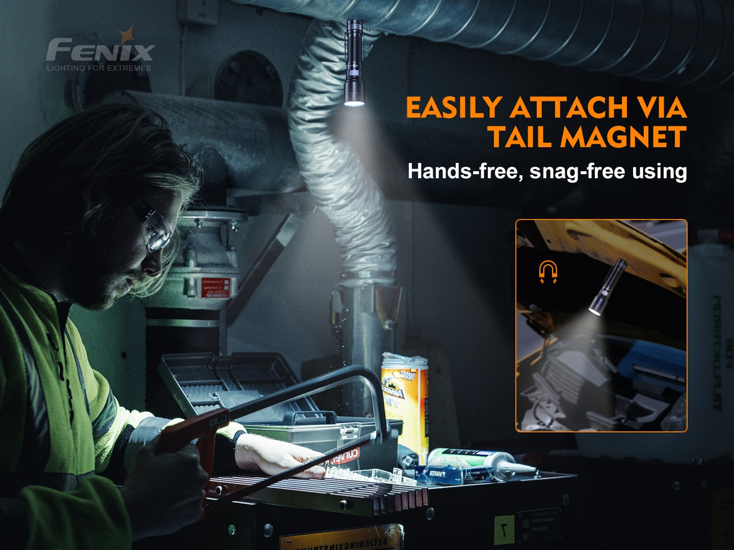 Fenix C6 V3 Heavy Duty Rechargeable Flashlight