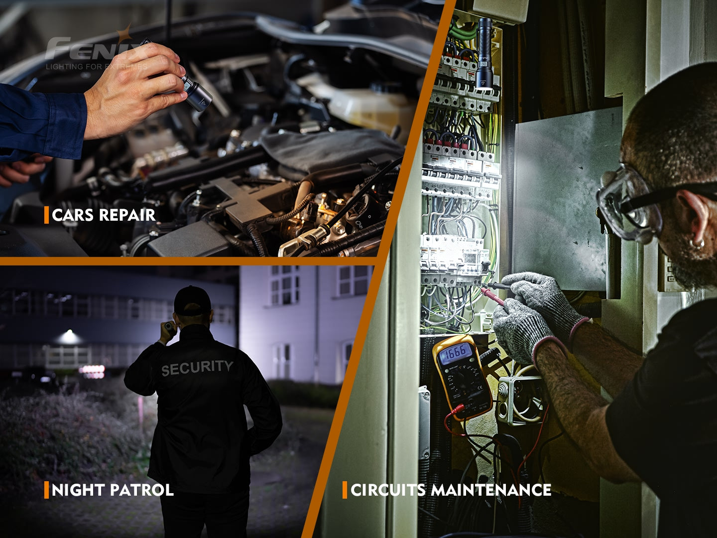 Fenix C6 V3 Heavy Duty Rechargeable Flashlight