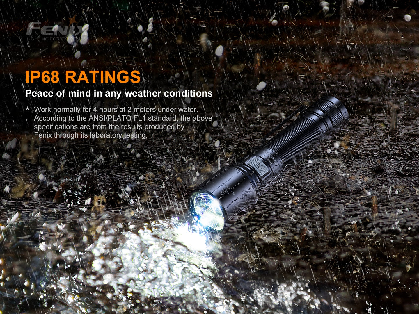 Fenix C6 V3 Heavy Duty Rechargeable Flashlight