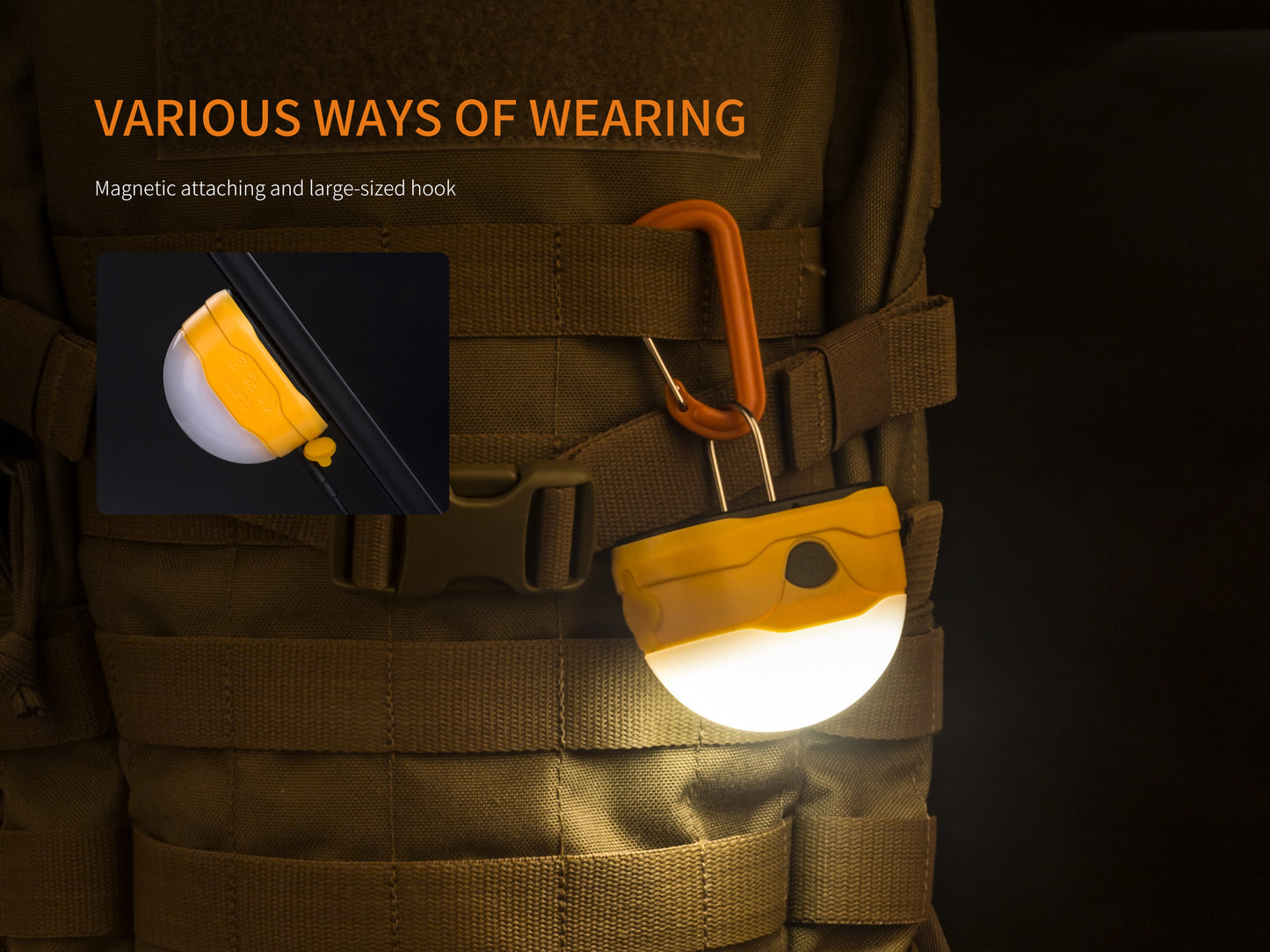Fenix CL20R Compact Waterproof Rechargeable Camping / Outdoor Lantern