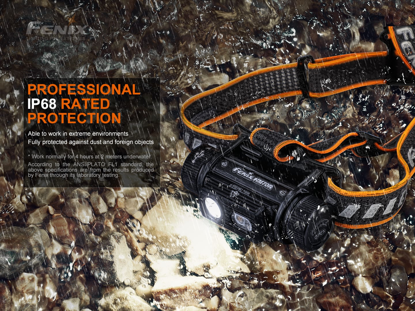 Fenix HM70R Rechargeable Headlamp - 1600 Lumens