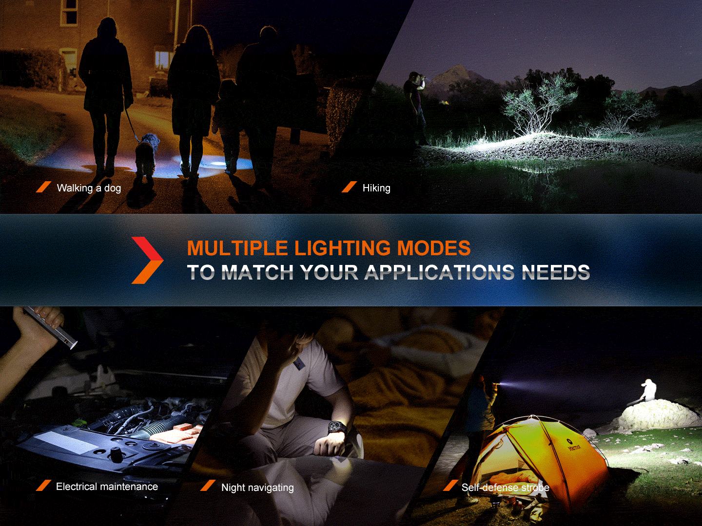 Fenix E-CP 1,600 Lumens LED Flashlight/Powerbank