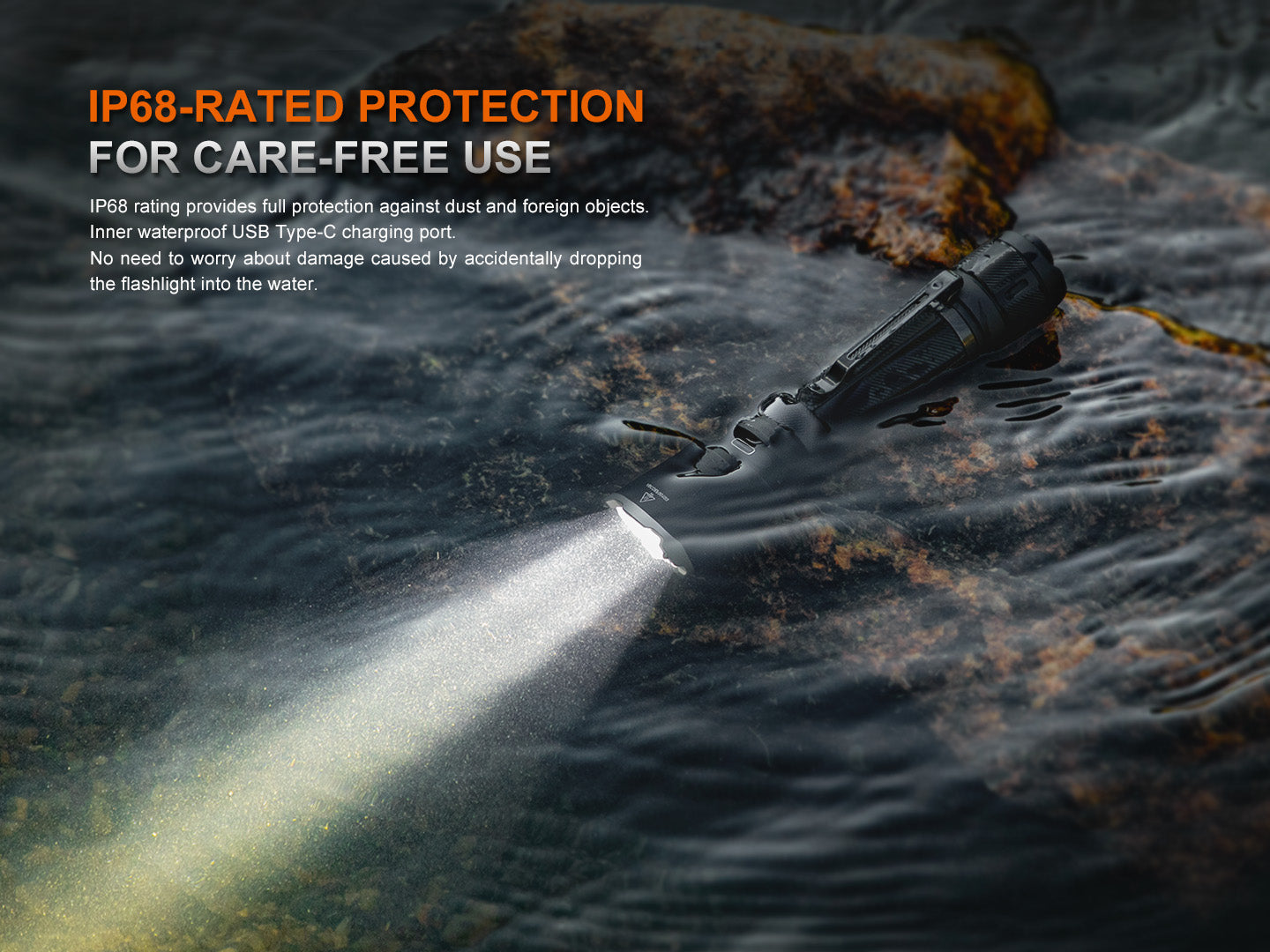 Fenix TK21R High Performance Tactical Flashlight - 3,600 Lumens