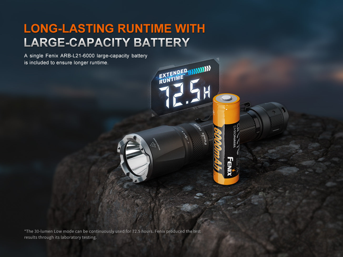 Fenix TK21R High Performance Tactical Flashlight - 3,600 Lumens