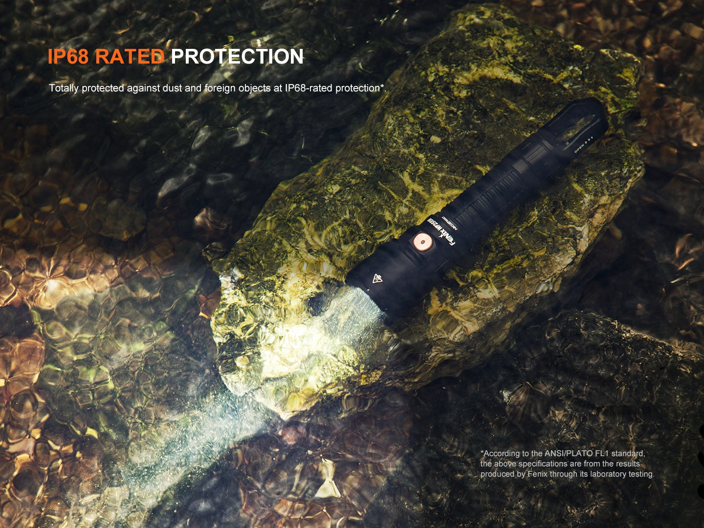 Fenix WF25RM Multi-Functional Flashlight with Secondary UV Light & Charging Cradle