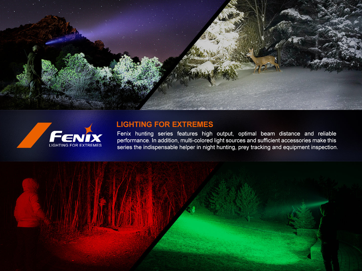 Fenix HT18R Long Range Flashlight 1,100 Meters Throw - 2,800 Lumens