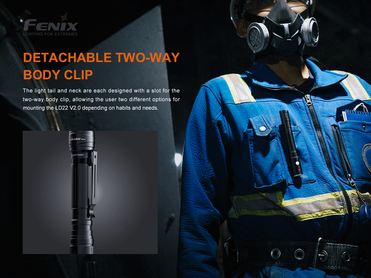 Fenix LD22 V2.0 Compact Rechargeable LED Flashlight