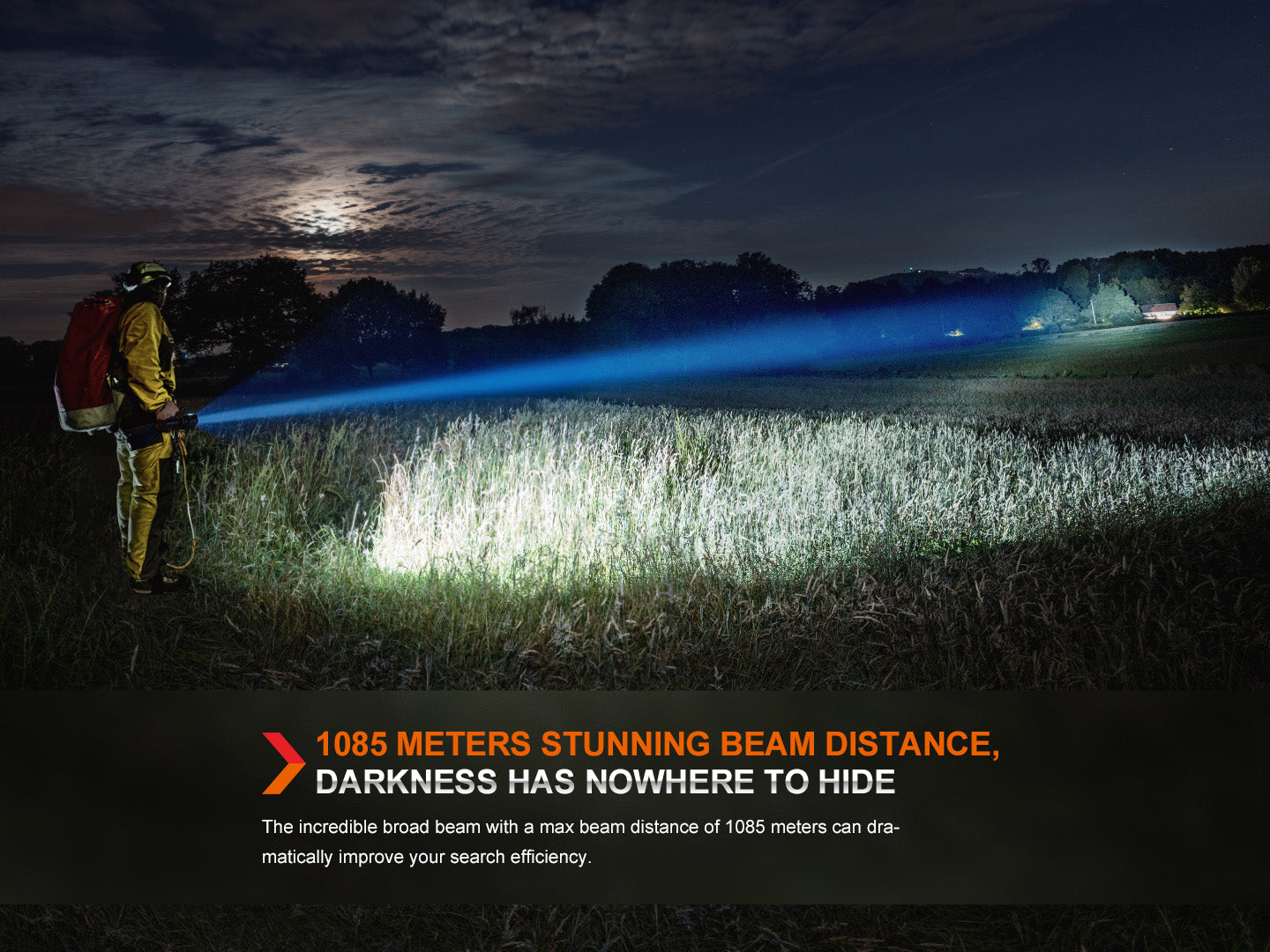 Fenix LR60R High Power Flashlight 1,085 Meters - 21,000 Lumens