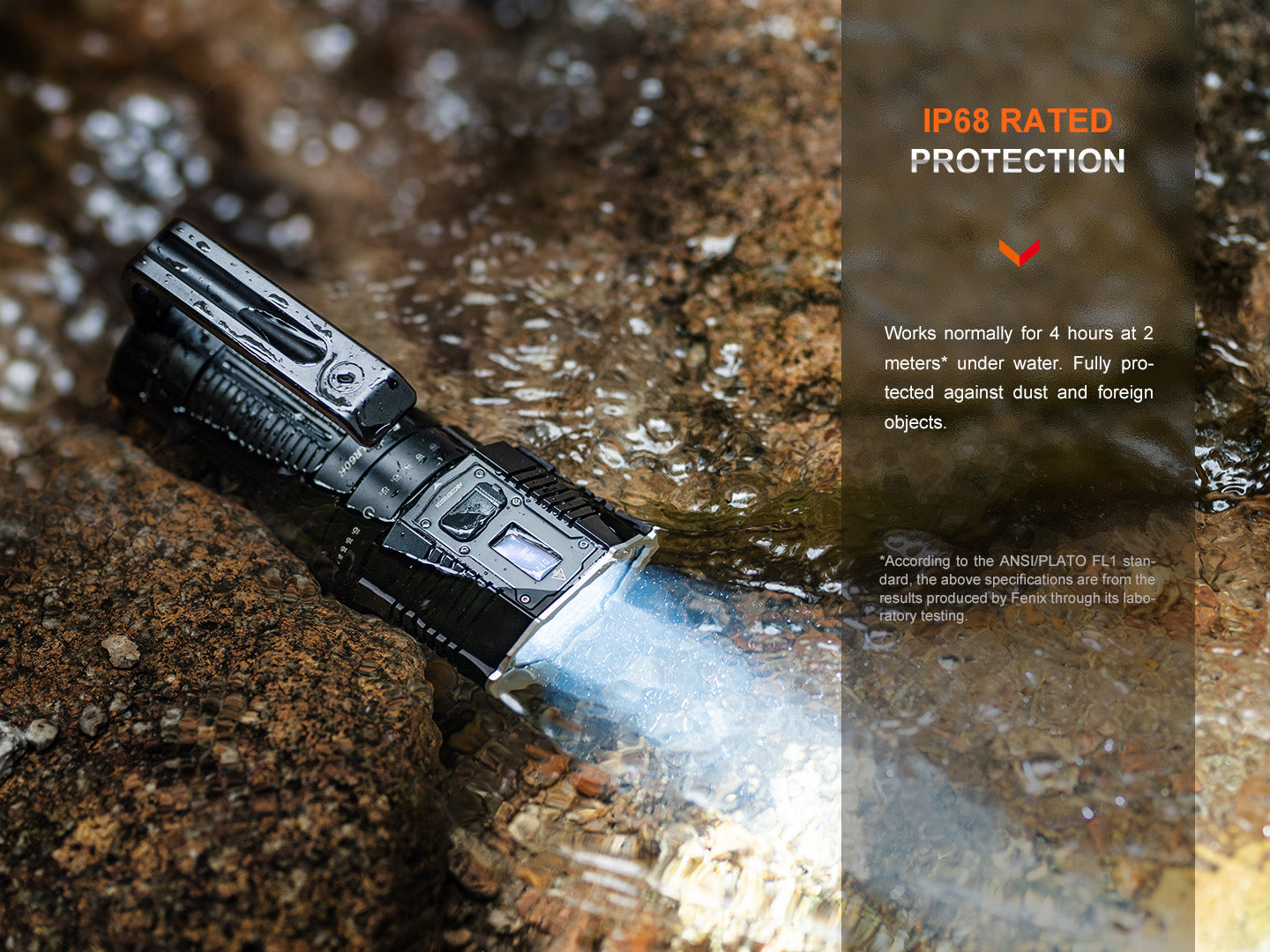 Fenix LR60R High Power Flashlight 1,085 Meters - 21,000 Lumens