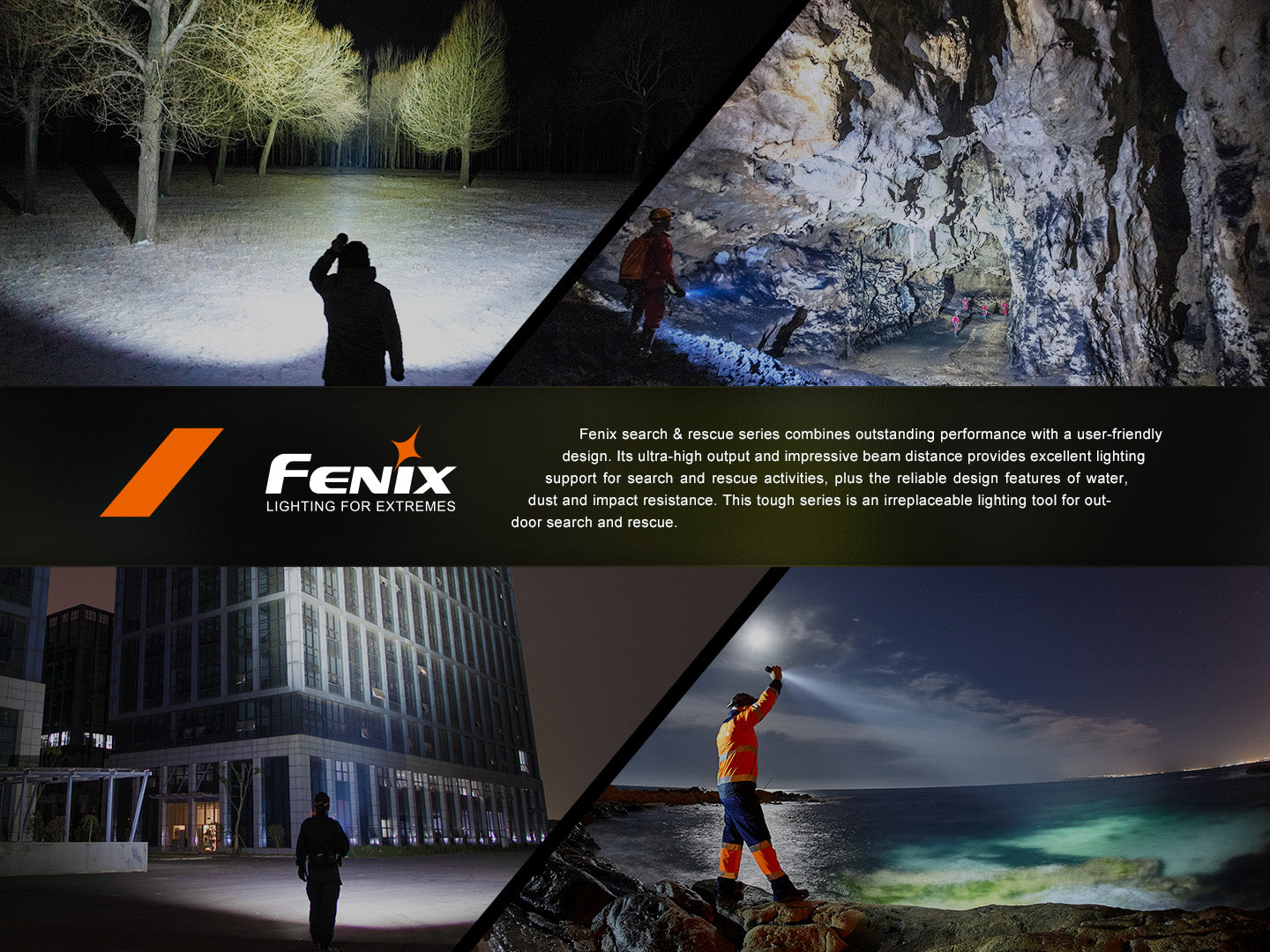 Fenix LR60R High Power Flashlight 1,085 Meters - 21,000 Lumens