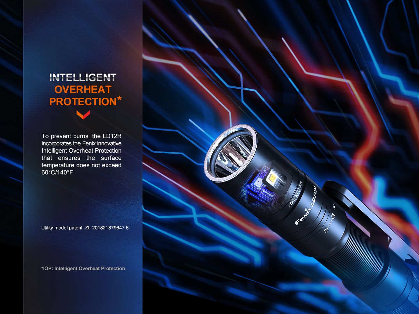 Fenix LD12R Dual Light Sources USB-C Rechargeable Compact Flashlight