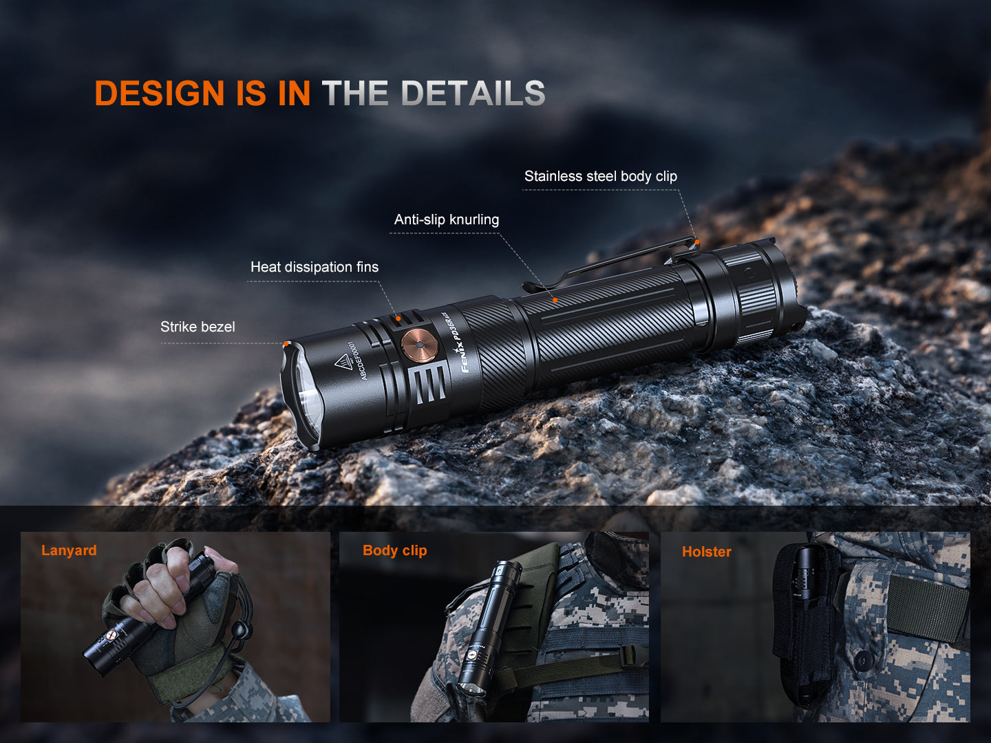 Fenix PD36R ACE Multi-Mode Tactical Flashlight