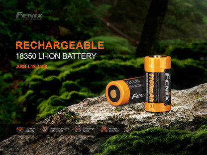 Fenix ARB-L18-1100 18350 Li-ion Rechargeable Battery