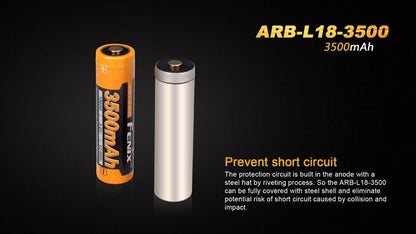 Fenix ARB-L18-3500 18650 Li-ion Rechargeable Battery