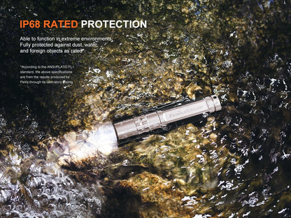 (Limited Edition) Fenix Silvglow Stainless Steel Keychain Flashlight