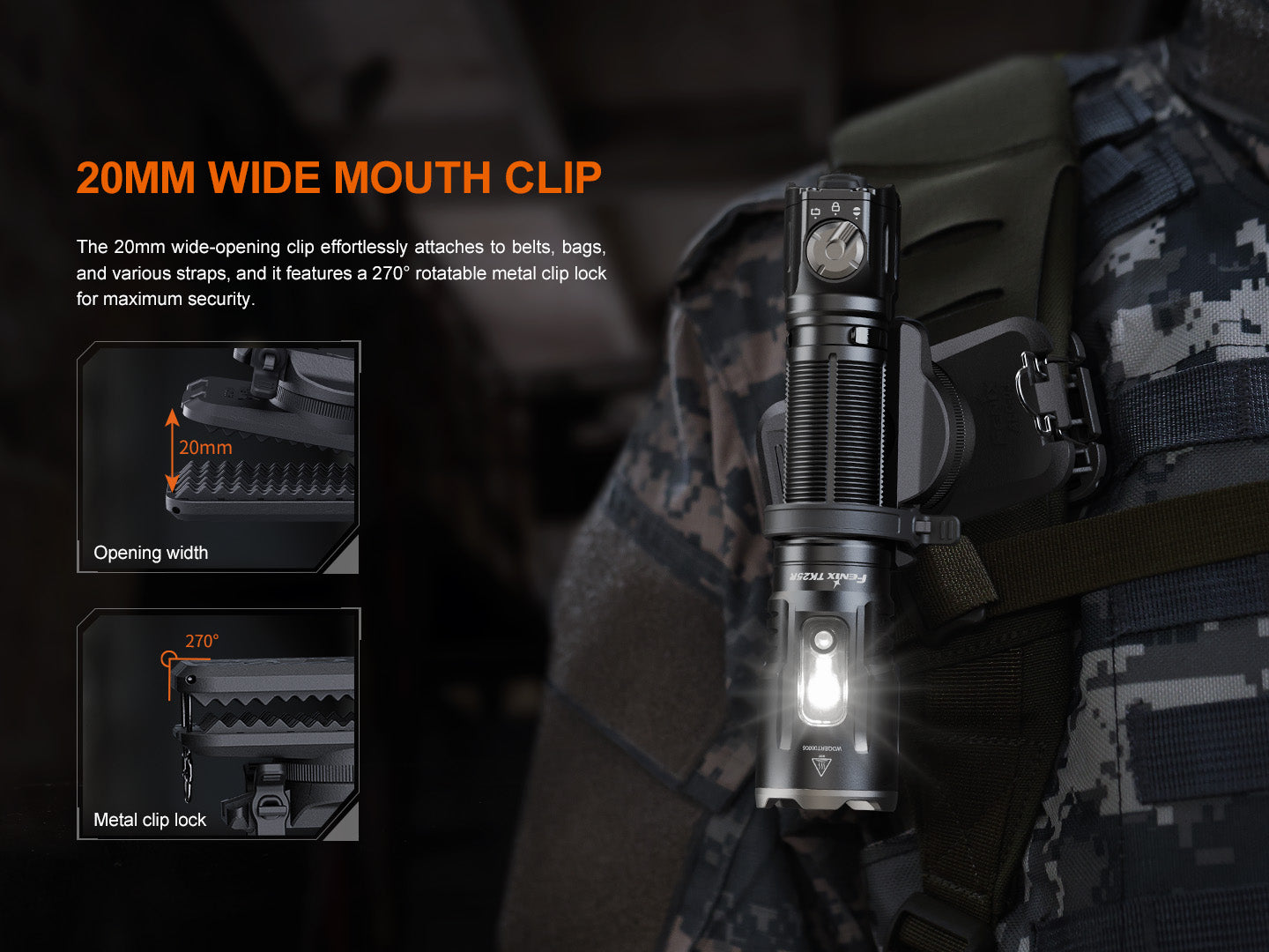 Fenix ALC-03 Quick Release Holster For Flashlight