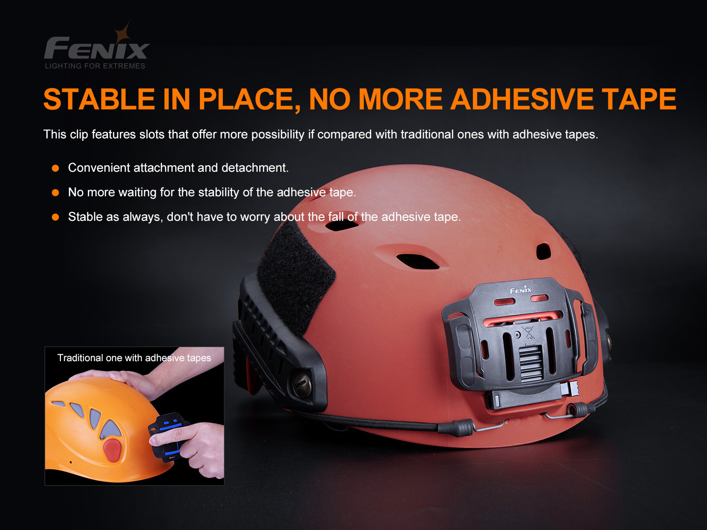 Fenix ALG-04 V2 NVG Helmet Mount Headlamp Bracket