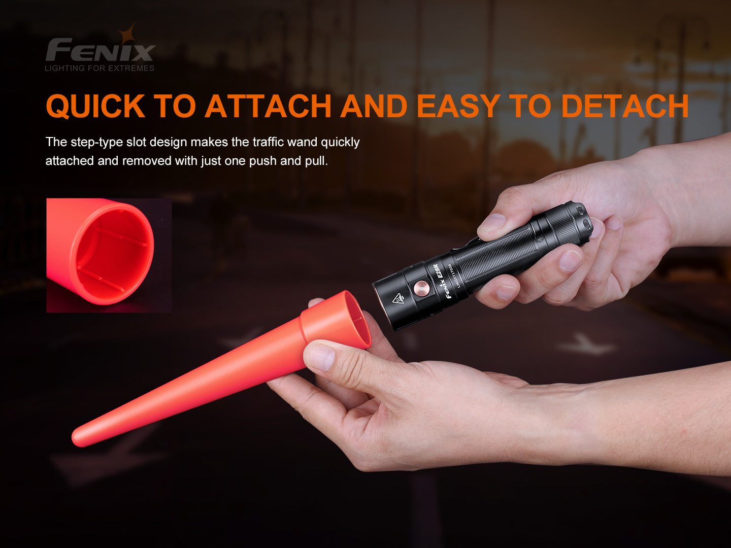 Fenix AOT-S+ Traffic Wand For Flashlight