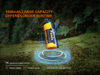 Fenix ARB-L18-1600 18350 Li-ion Rechargeable Battery