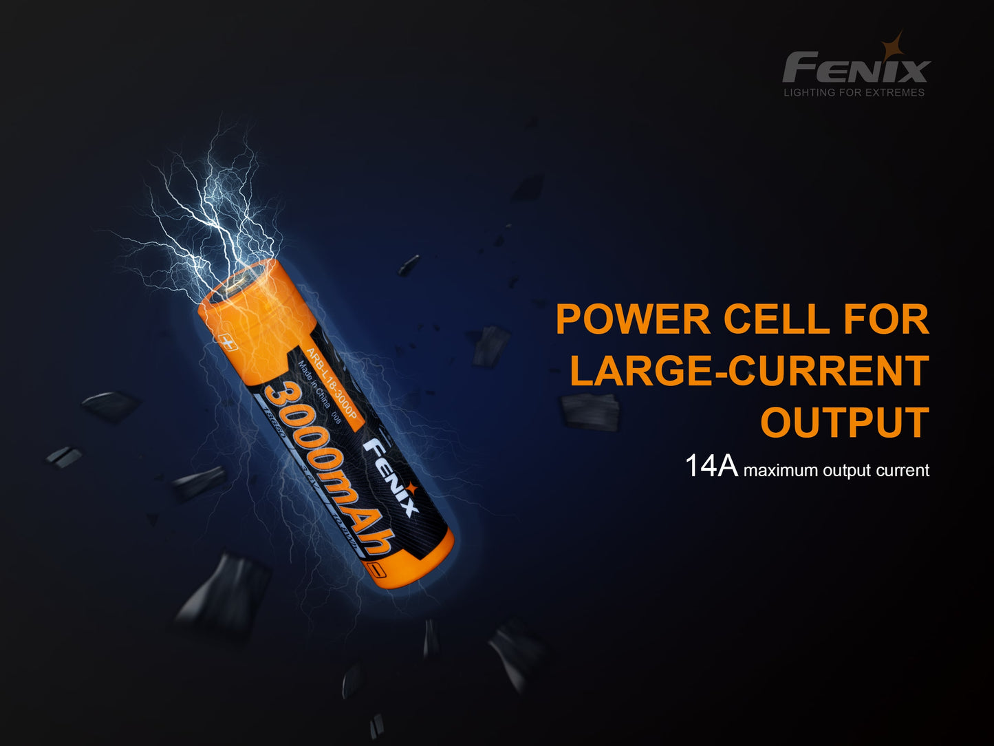 Fenix ARB-L18-3000P 18650 Li-ion Rechargeable Battery