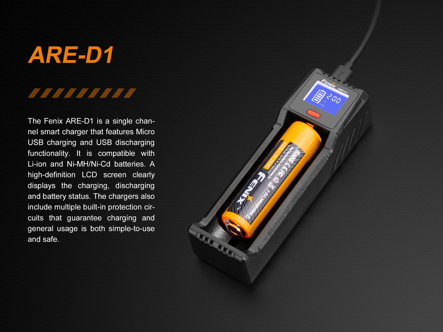 Fenix ARE-D1 Intelligent USB Battery Charger