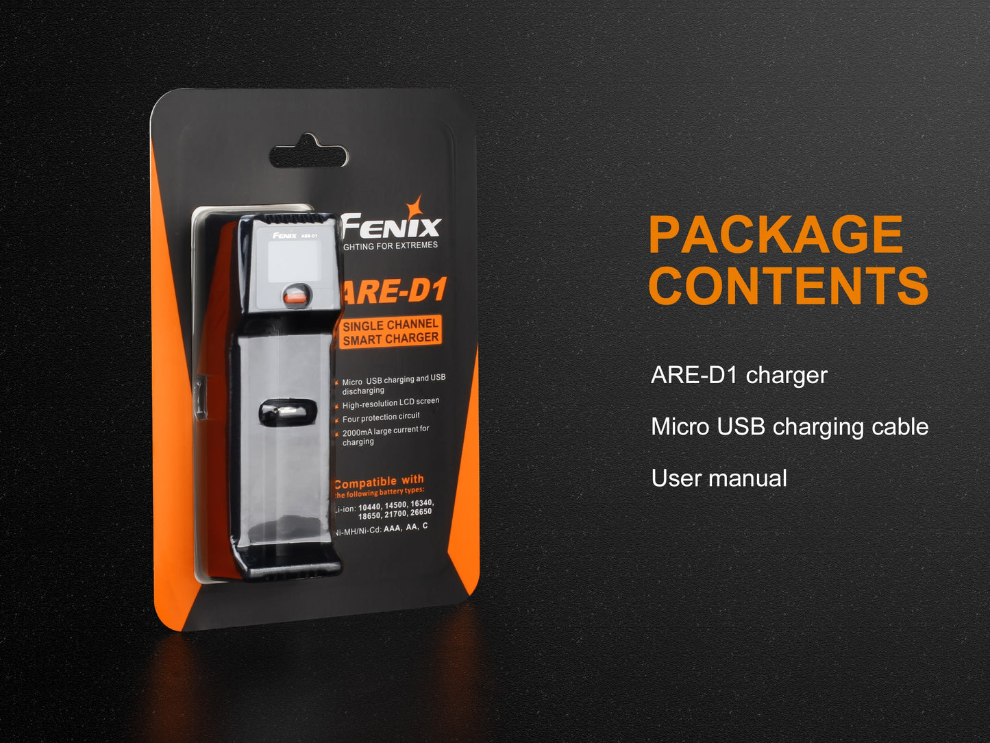 Fenix ARE-D1 Intelligent USB Battery Charger