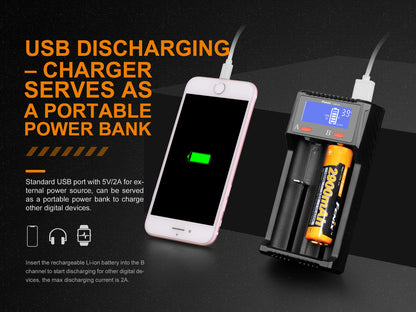 Fenix ARE-D2 Intelligent USB Battery Charger