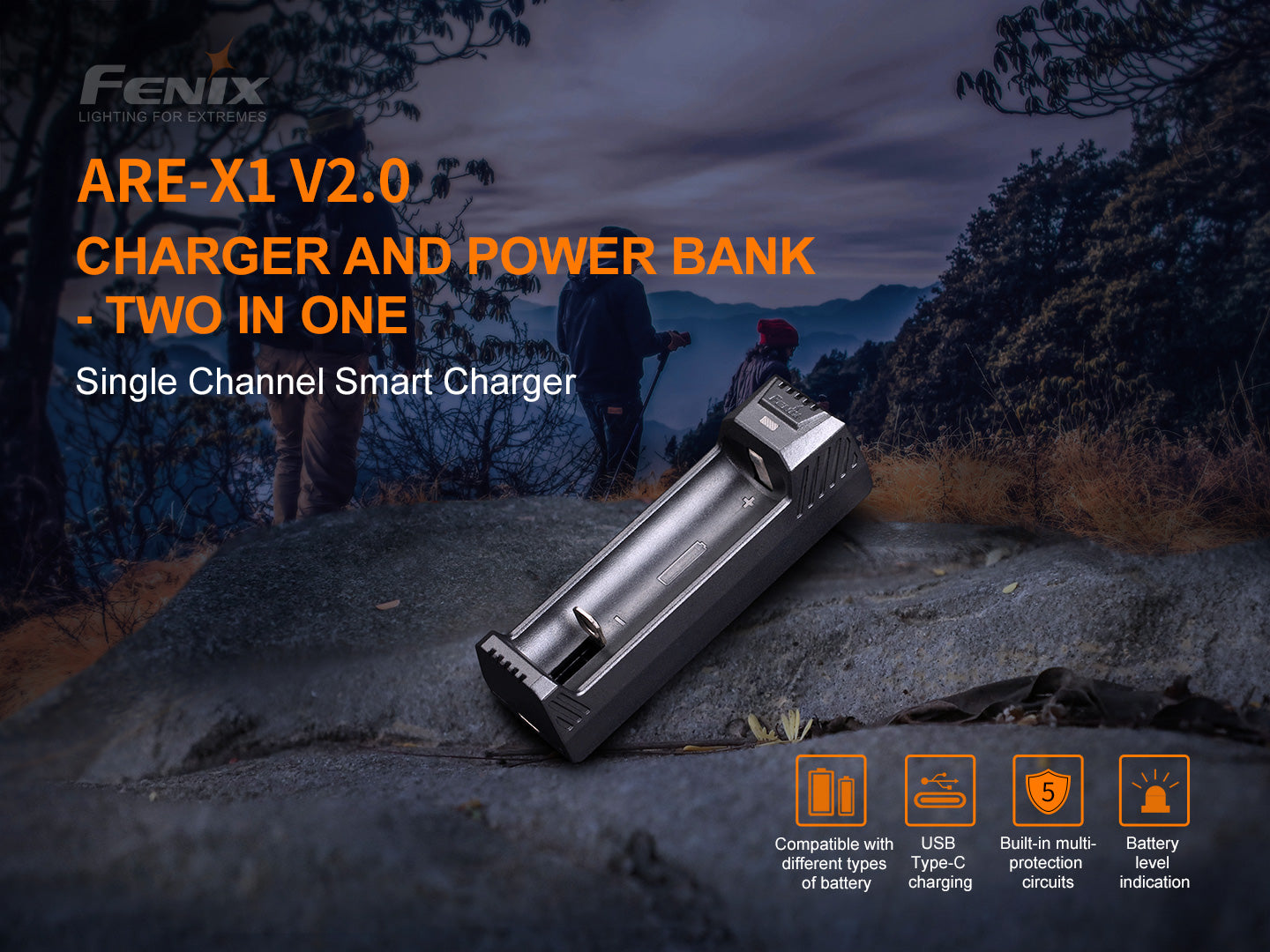 Fenix ARE-X1 V2 Smart Battery Charger