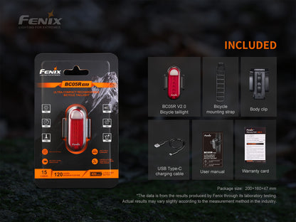 Fenix BC05R V2 Bicycle Rear Light