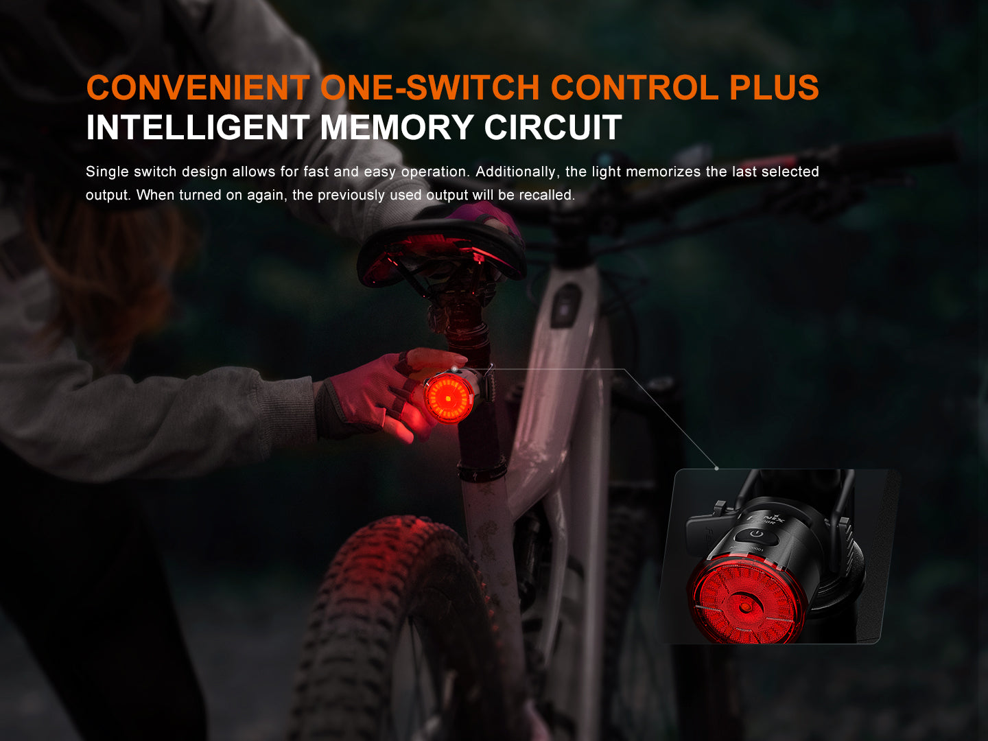 Fenix BC06R Intelligent Brake Sensor Tail Light