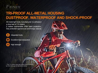 Fenix BC26R USB-C Rechargeable Bike Front Light - 1,600 Lumens