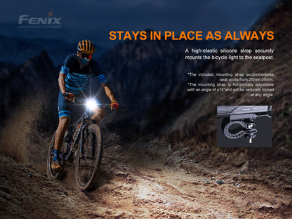 Fenix BC26R USB-C Rechargeable Bike Front Light - 1,600 Lumens