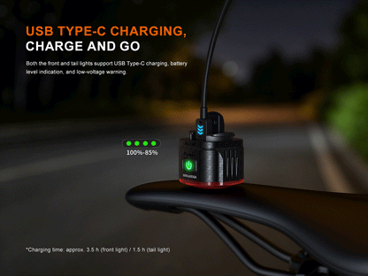 Fenix BC28R Smart Sync Bike Light Combo [2,500 Lumens]