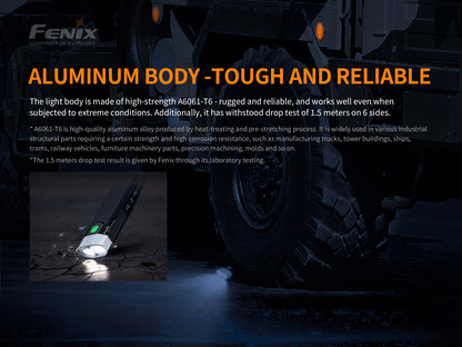 Fenix BC30 V2 Dual Beam Bike Front Light with Wireless Remote - 2,200 Lumens