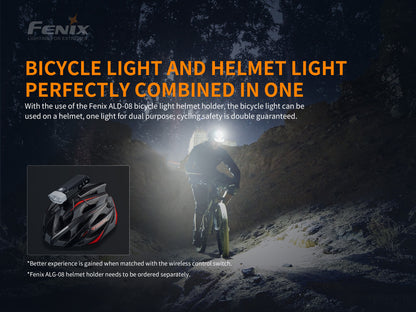 Fenix BC30 V2 Dual Beam Bike Front Light with Wireless Remote - 2,200 Lumens