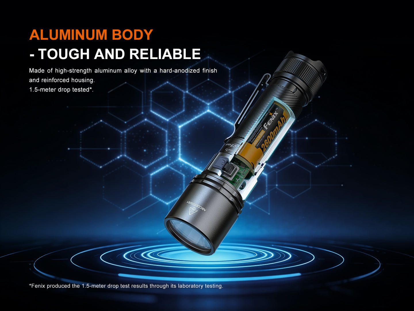 Fenix C5 V2 Heavy Duty Compact Rechargeable Flashlight