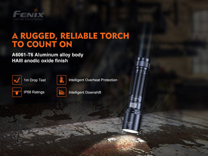 Fenix C6 V3 Heavy Duty Rechargeable Flashlight