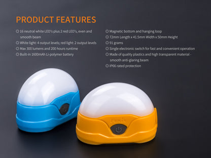 Fenix CL20R Compact Waterproof Rechargeable Camping / Outdoor Lantern