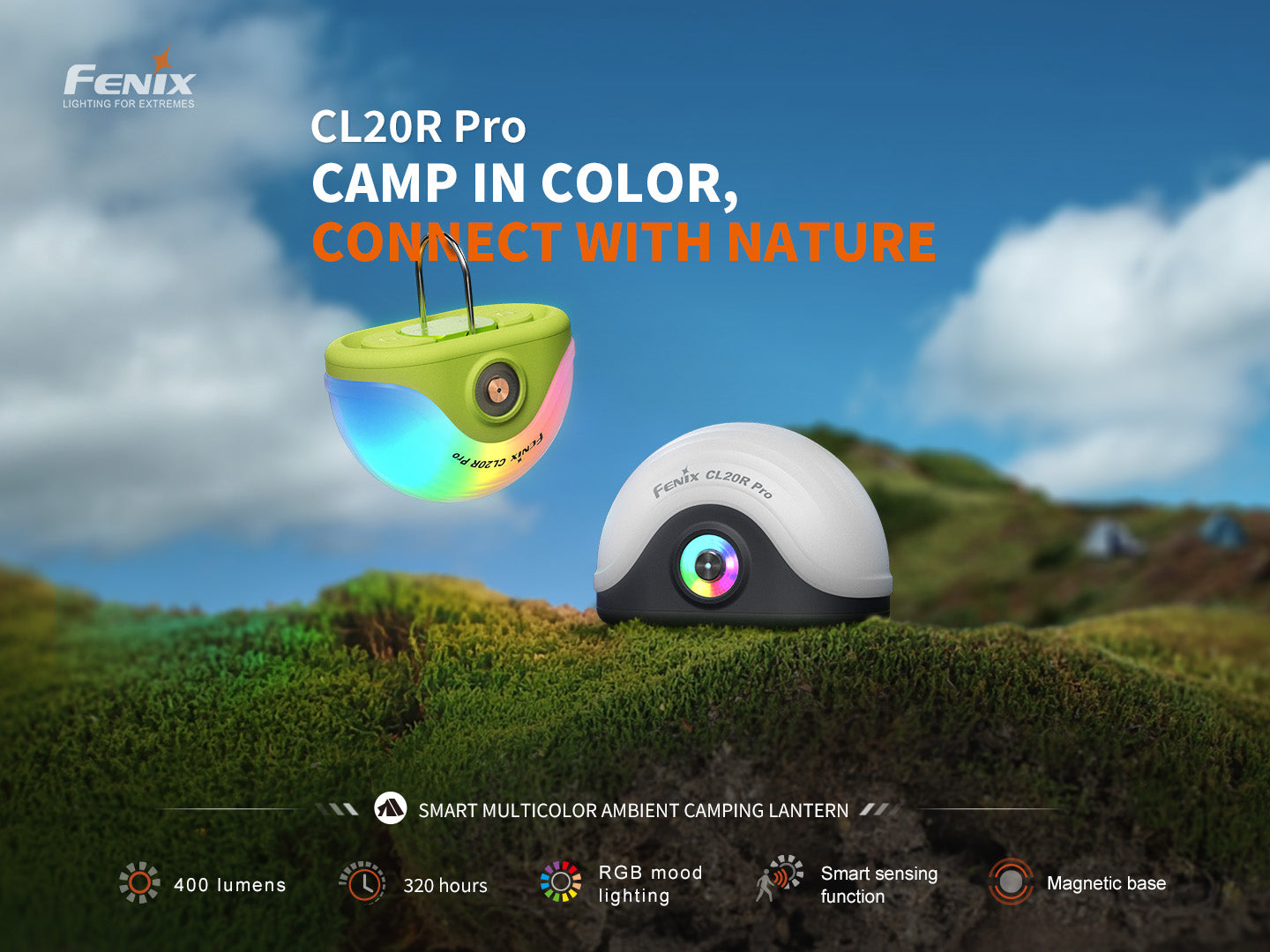 Fenix CL20R Pro Smart Sensing Multi-Color Camping Lantern
