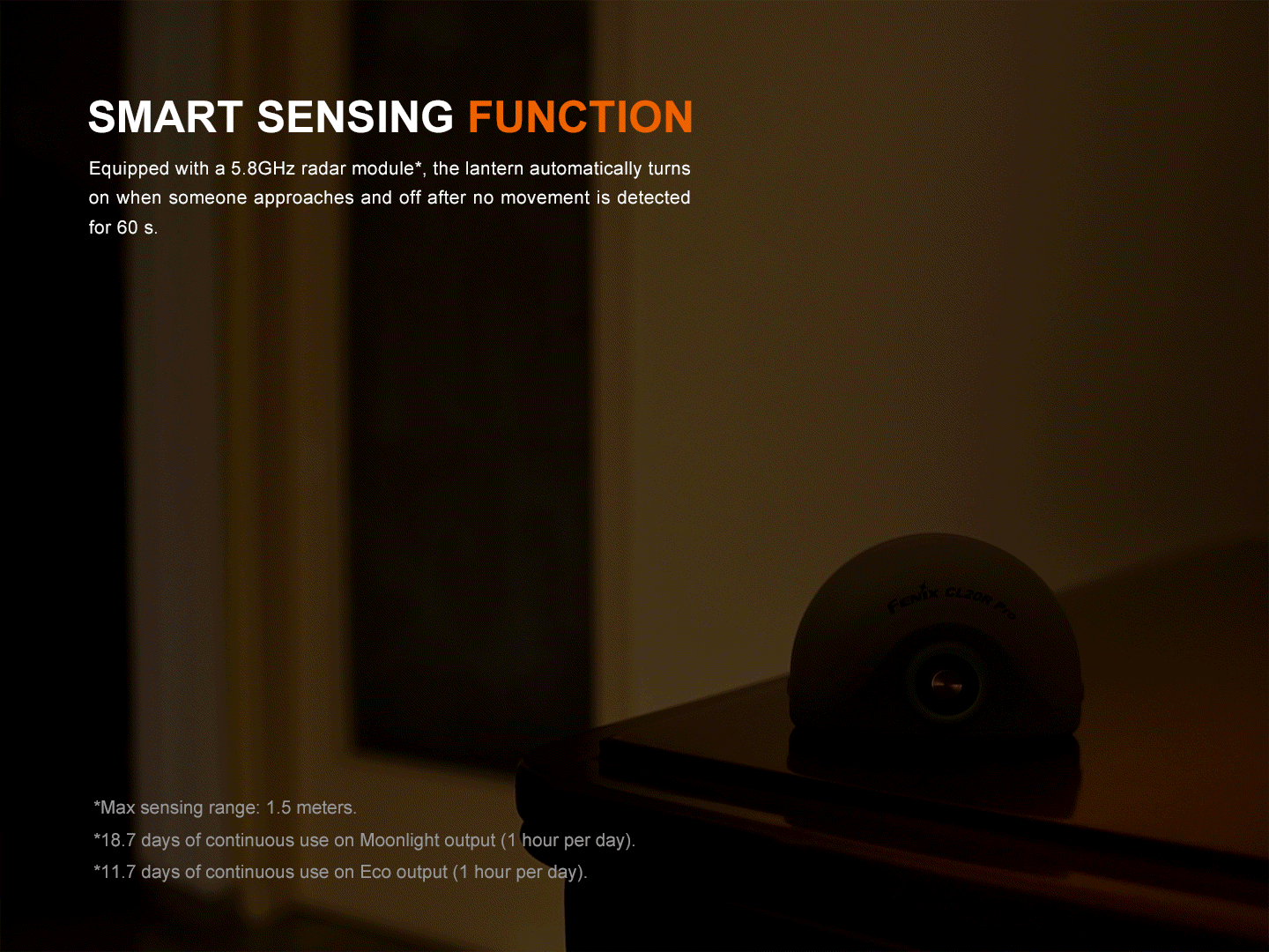 Fenix CL20R Pro Smart Sensing Multi-Color Camping Lantern