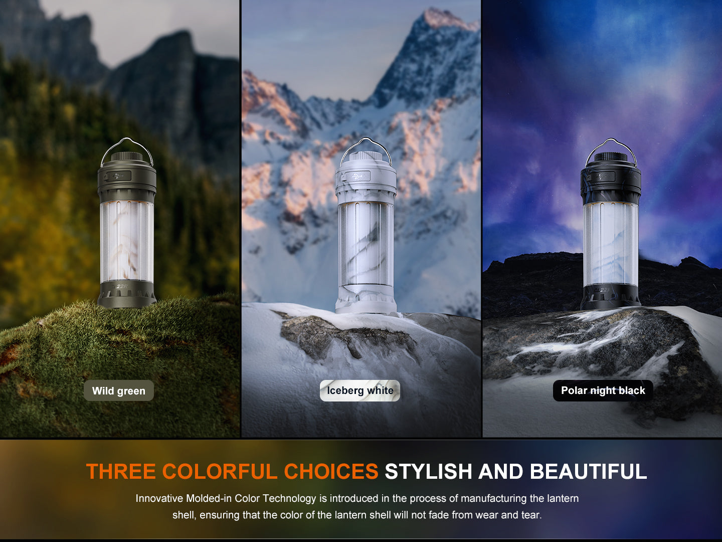 Fenix CL22R 500 Lumens Compact Multi-Functional Atmosphere Camping Lantern