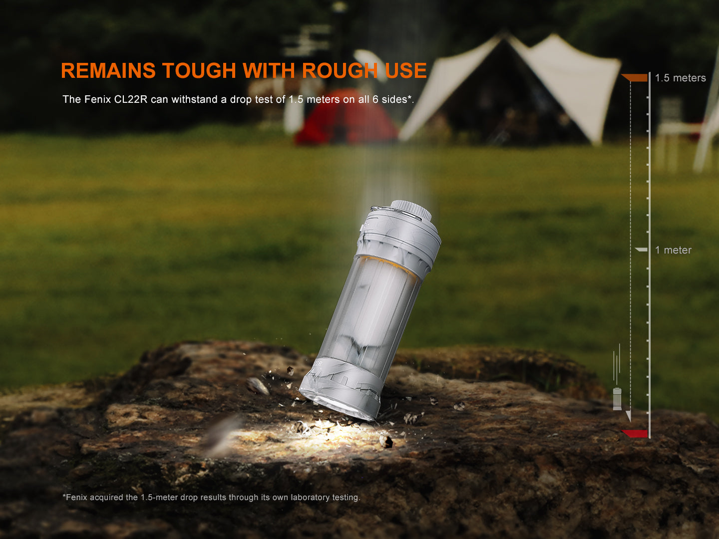 Fenix CL22R 500 Lumens Compact Multi-Functional Atmosphere Camping Lantern