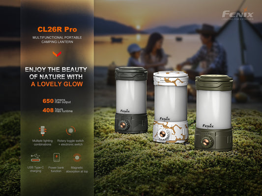 Fenix CL26R Pro Multifunctional Portable Lantern [650 Lumens]