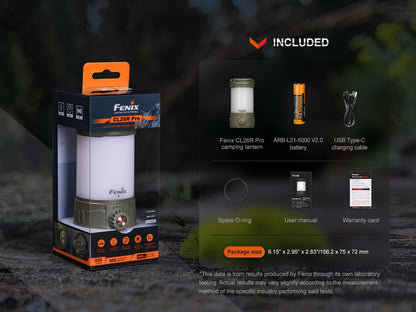 Fenix CL26R Pro Multifunctional Portable Lantern - 650 Lumens