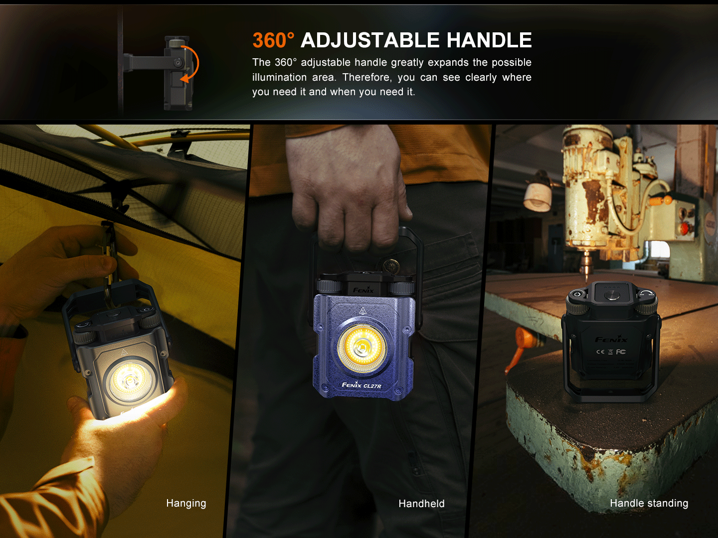 Fenix CL27R Dual Beam Distance Outdoor Lantern / Work Light